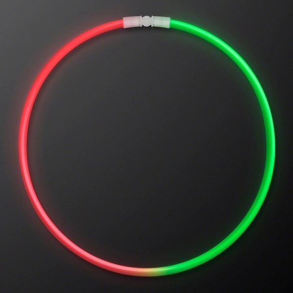 22" Red & Green Glow Necklaces, 60 day overseas production  - Image 2