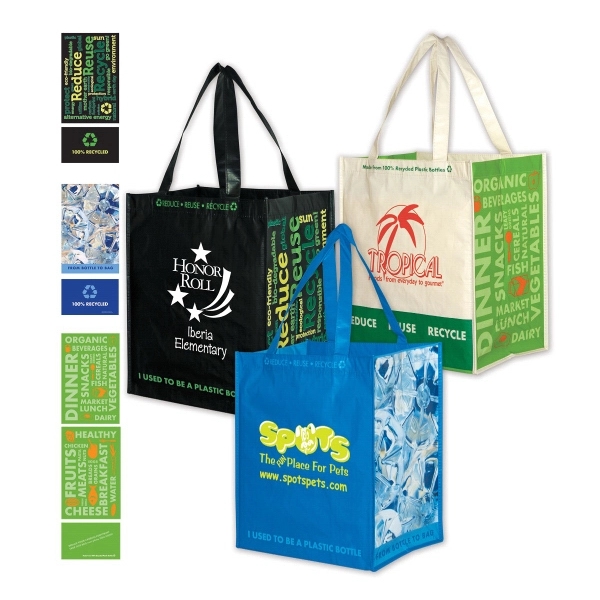 Non Woven 100% Recycled Grocery Bag