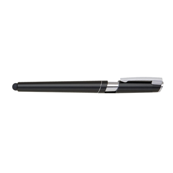 Cap-off plastic stylus pen in metallic colors - Image 3