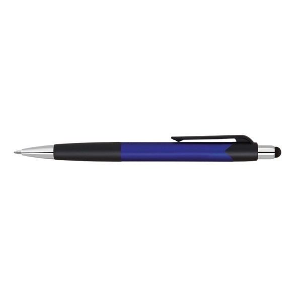 Click action plastic stylus pen in cool metallic colors - Image 2