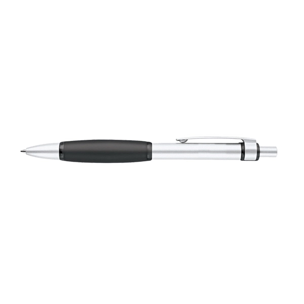 Aluminum constructed pen with soft color rubber grip - Image 2
