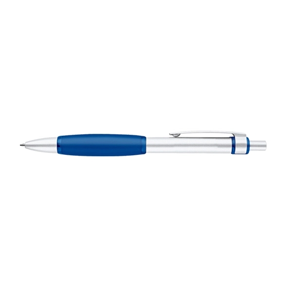 Aluminum constructed pen with soft color rubber grip - Image 3