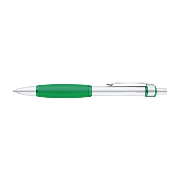 Aluminum constructed pen with soft color rubber grip - Image 4