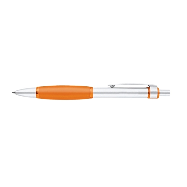 Aluminum constructed pen with soft color rubber grip - Image 5