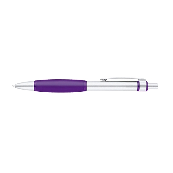 Aluminum constructed pen with soft color rubber grip - Image 6