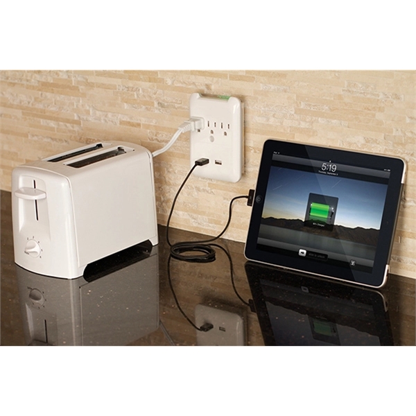 Hamba Surge Protector Outlet & USB Charger - Image 2