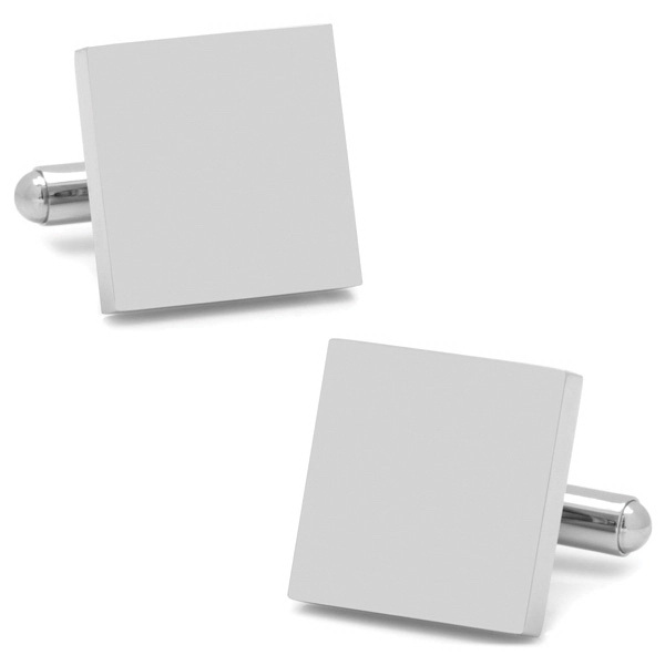 Stainless Steel Square Infinity Cufflinks - Image 1