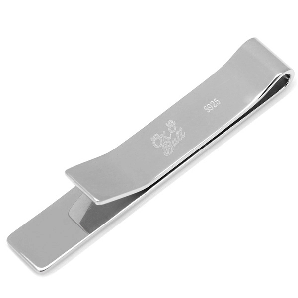 Sterling Silver Engravable Tie Bar - Image 3