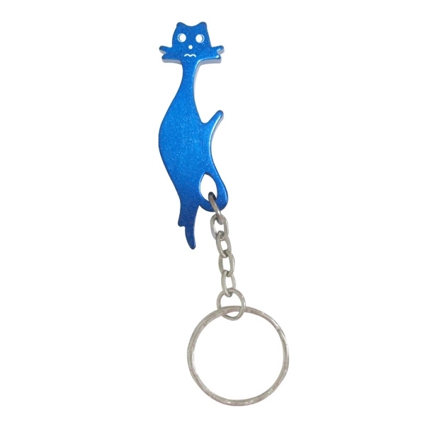 Cat Bottle Opener W/Key Chain - Image 2