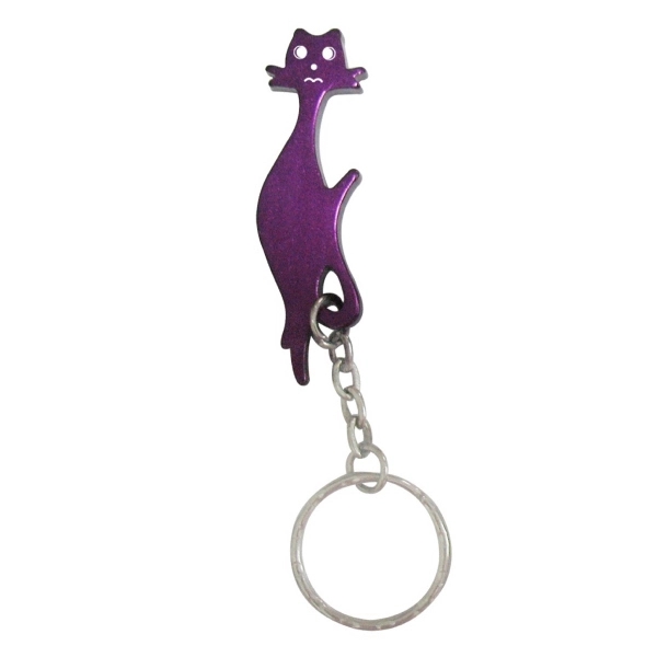 Cat Bottle Opener W/Key Chain - Image 5