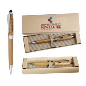 ECO Friendly Stylus Pen with Deluxe Recyclable Paper box