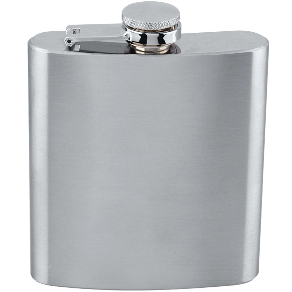 6 oz. Stainless Steel Flask - Image 3