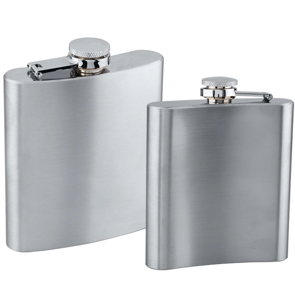 6 oz. Stainless Steel Flask - Image 5