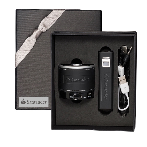 Tuscany™ Power Bank and Bluetooth Speaker Gift Set - Image 2