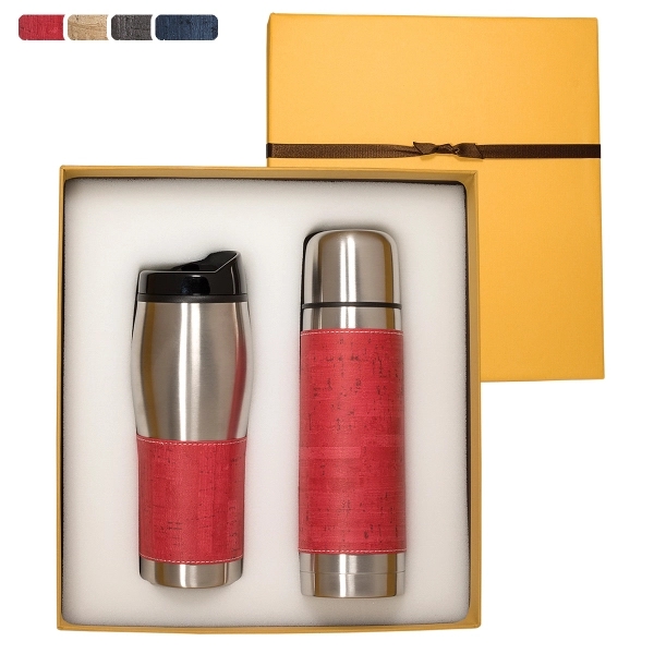 Casablanca™ Thermal Bottle & Tumbler Gift Set - Image 6