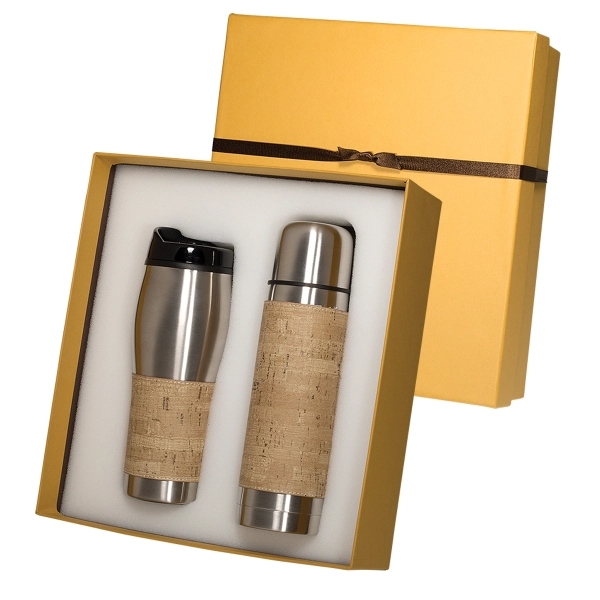 Casablanca™ Thermal Bottle & Tumbler Gift Set - Image 8