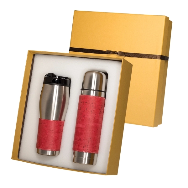 Casablanca™ Thermal Bottle & Tumbler Gift Set - Image 11