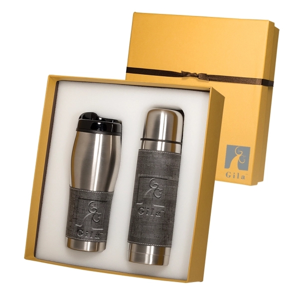 Casablanca™ Thermal Bottle & Tumbler Gift Set - Image 13
