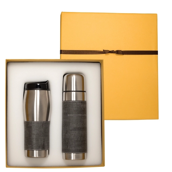 Casablanca™ Thermal Bottle & Tumbler Gift Set - Image 16