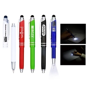 3-in-1 LED Writing Tip Stylus Pen