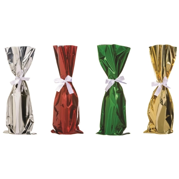 Mylar Wine Bags with Ribbons - Image 1