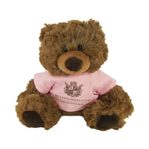 11" Coco Bear with shirt and one color imprint