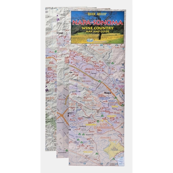 Napa-Sonoma Wine Country Map and Guide - Image 1