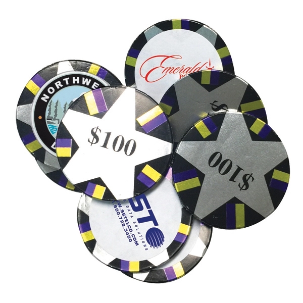Chocolate Coins- Decorated Poker Chips - Image 1