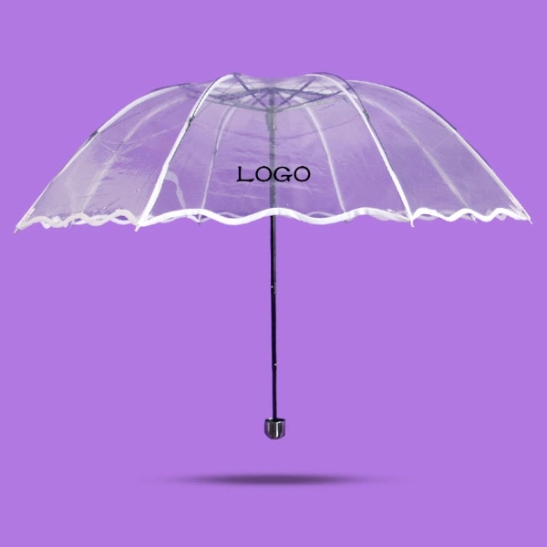 21''Foldable Transparent umbrella