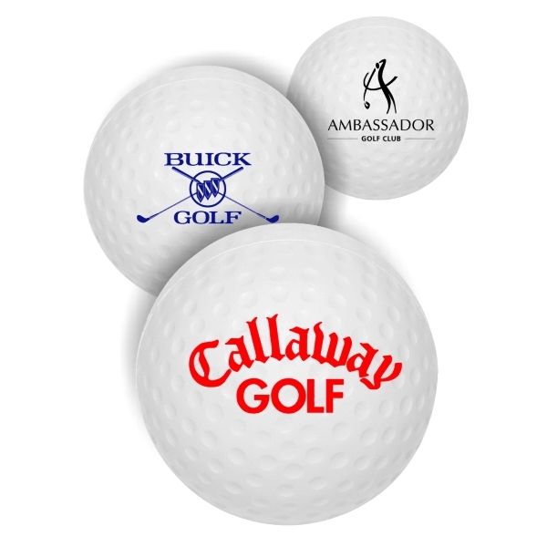 Union printed, Golf Ball Stress Reliever