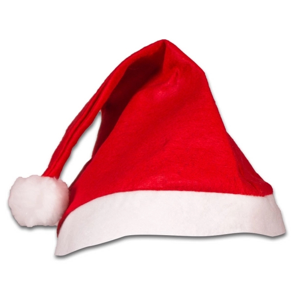 Red Felt Santa Hats - Image 2