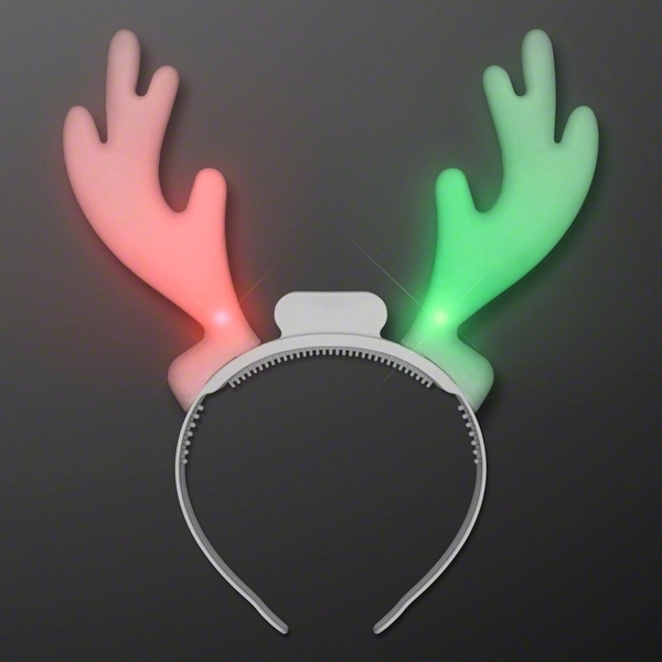 LED Reindeer Antler Headbands - Image 2