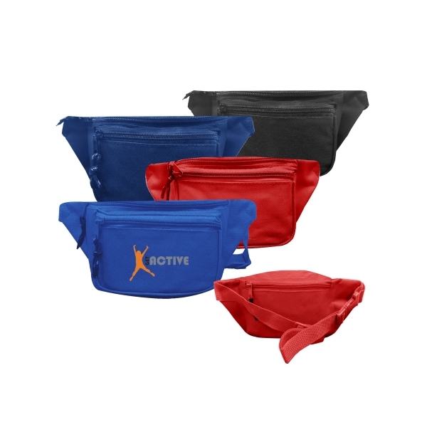 Deluxe 3 Pockets Fanny Pack - Image 1