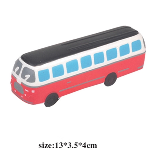 city bus shaped stress reliever