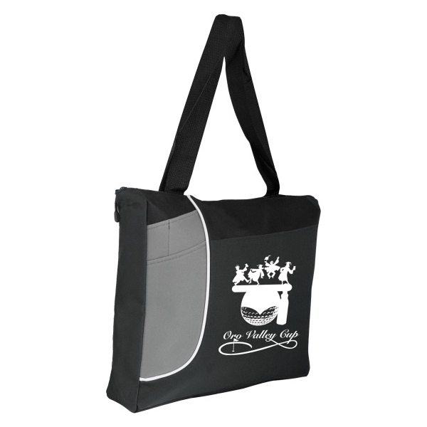 POLY ZIPPERED TOTE BAG - Image 2