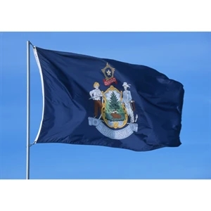 Maine Official Flag