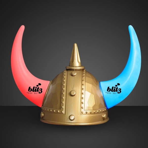 Viking helmet with light-up horns - Image 1