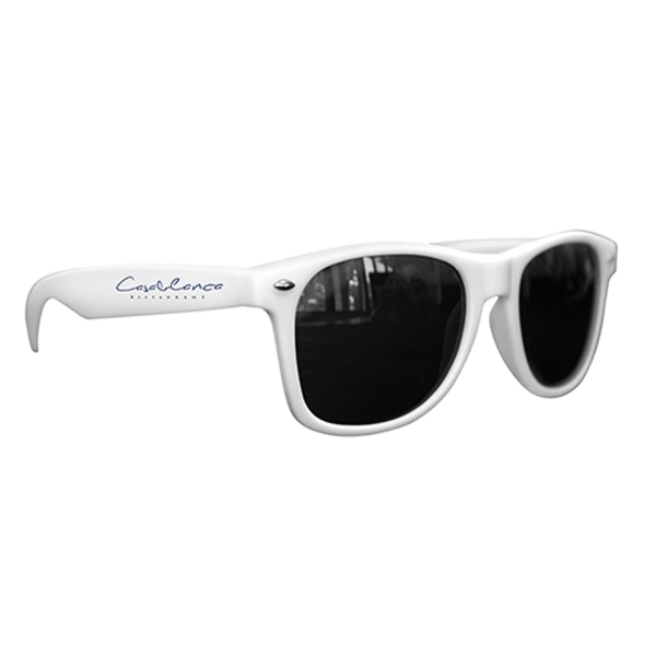 Matte Soft Rubberized Miami Sunglasses - Image 10