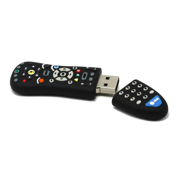 Custom 3D PVC USB Flash Drive - TV Remote Control Shaped - Image 3
