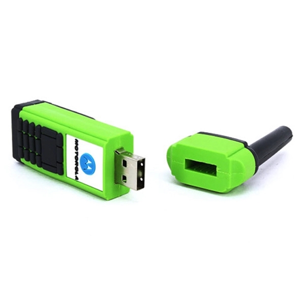 Custom 3D PVC USB Flash Drive - Walkie-Talkie Shaped - Image 7