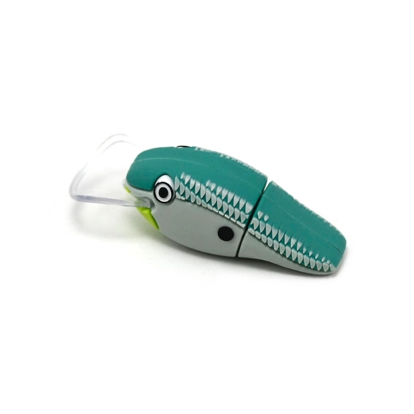 Custom 3D PVC USB Flash Drive - Fish Shaped - Image 2