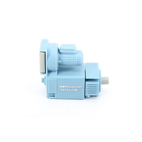 Custom 3D PVC USB Flash Drive - Electric Motor Shaped - Image 1