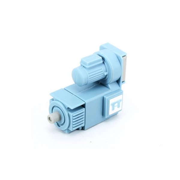 Custom 3D PVC USB Flash Drive - Electric Motor Shaped - Image 2