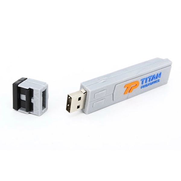 Custom 3D PVC USB Flash Drive - TP Titan Shaped - Image 4