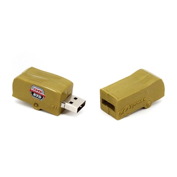 Custom 3D PVC USB Flash Drive - Car Shaped - Image 4