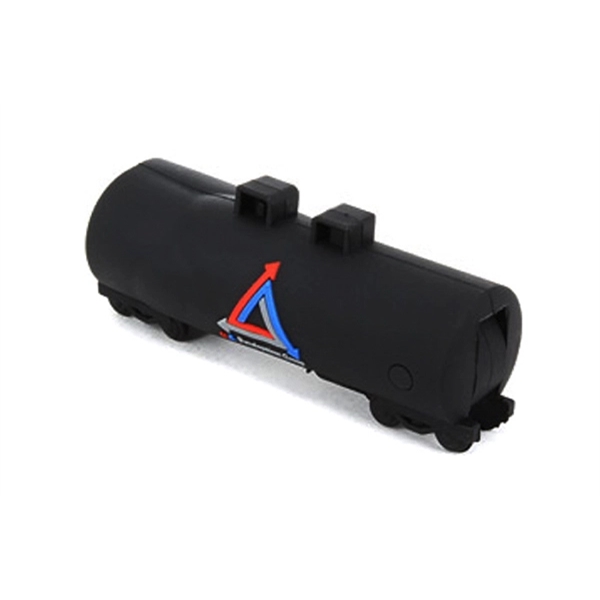 Custom 3D PVC USB Flash Drive - Oil Tanker/Train Car Shaped - Image 2