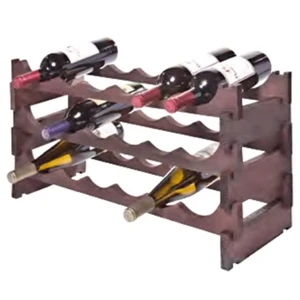 VinRack™18 Bottle Wine Rack (3 layers 6 bottles) Stained