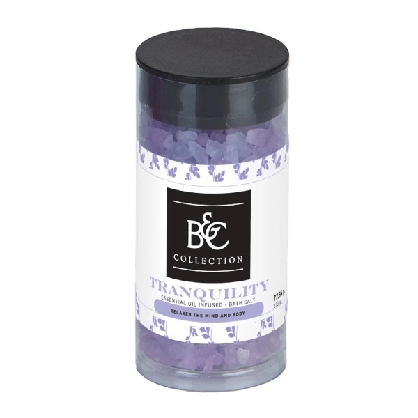 Essential Oil Infused Bath Salts in 3" Cylinder Tube - Image 3