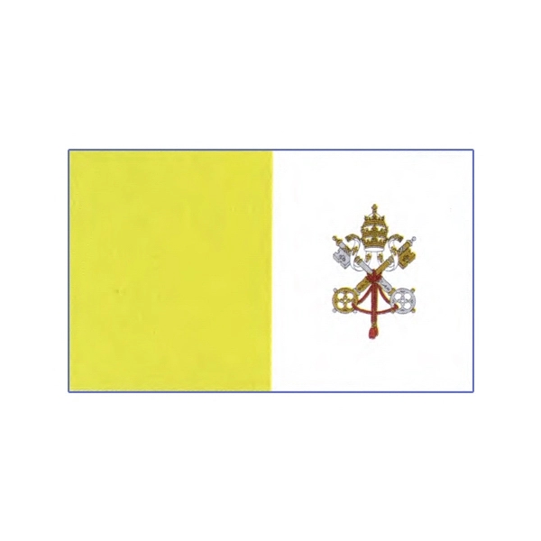 Religious Economy Car Flag - Papal
