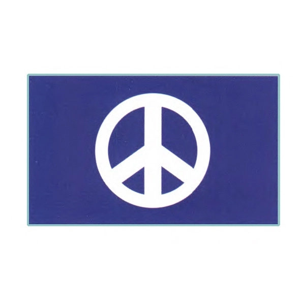 Peace Window Decals 3" x 10"